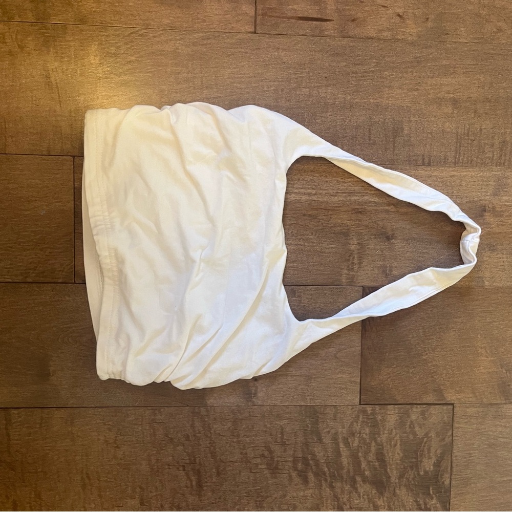 White Women's halter top